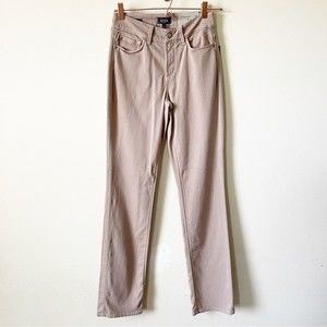 NYDJ NWT Marilyn Straight Tan Luxe Jeans